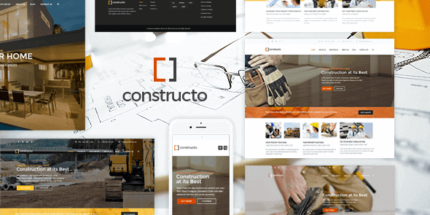 Constructo v4.3.1 Construction WordPress Theme