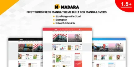 Madara v1.7.4 Responsive and modern WordPress Theme for Manga