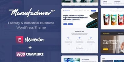 Manufacturer v1.3.9 Factory and Industrial WordPress Theme