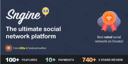 Sngine (v3.12) The Ultimate PHP Social Network Platform