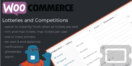 WooCommerce Lottery v2.2.2 + WooCommerce Lottery Pick Number v2.4.2 [Bundle]