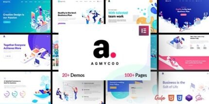 Agmycoo v2.3 Isometric Startup Creative Digital Agency WordPress Theme