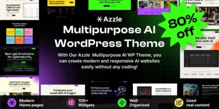 Azzle (v1.0.1) AI Technology & Startup WordPress Theme