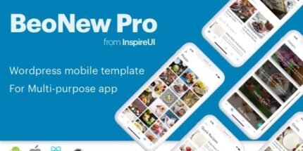 BeoNews Pro v4.3.0 React Native mobile app for WordPress