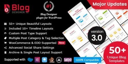 Blog Designer PRO for WordPress v3.4.7