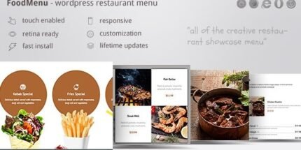 FoodMenu .1.20 WP Creative Restaurant Menu Showcase WooCommerce