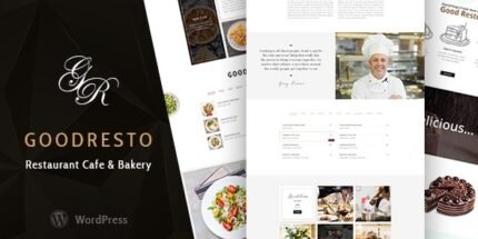 GoodResto v4.1 Restaurant WordPress Theme + Woocommerce