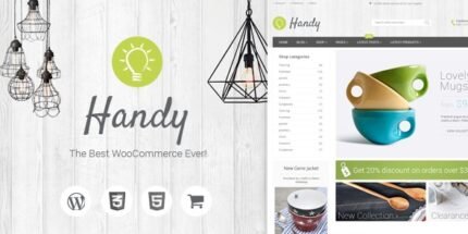 Handy v5.2.0 Handmade Shop WordPress WooCommerce Theme