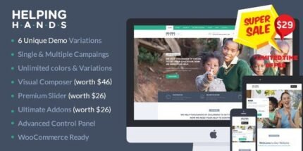 HelpingHands (v2.7.7) Charity WordPress Theme