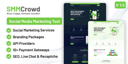 SMMCrowd v1.5.0 Marketplace of SMM Services