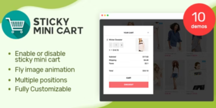 Sticky Mini Cart For WooCommerce v1.1.1