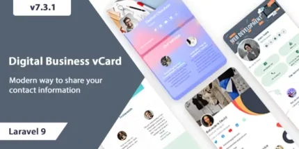 VCard SaaS v8.9.0 Digital Business Card Builder SaaS – Laravel VCard Saas – NFC Card